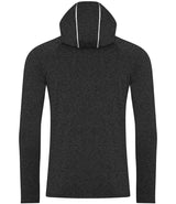 AWDis Cool Cowl Neck Top | Black Slate Melange thumbnail 2