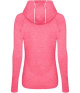 AWDis Ladies Cool Cowl Neck Top | Electric Pink Melange thumbnail 2