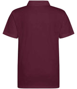 AWDis Kids Cool Polo Shirt | Burgundy thumbnail 2