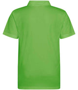 AWDis Kids Cool Polo Shirt | Lime Green thumbnail 2