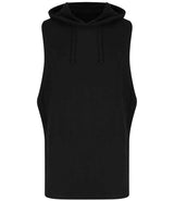 AWDis Cool Urban Sleeveless Muscle Hoodie | Jet Black thumbnail 1