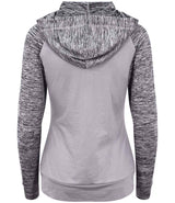AWDis Ladies Cool Contrast Zoodie | Grey/Grey Melange thumbnail 2