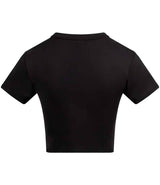 AWDis Ladies Cool Recycled Cropped T-Shirt | Jet Black thumbnail 6
