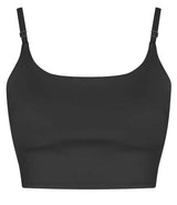 AWDis Ladies Cool Recycled Tech Sports Bra | Jet Black thumbnail 5