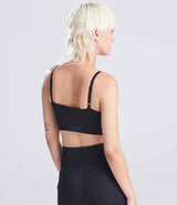 AWDis Ladies Cool Recycled Tech Sports Bra | Jet Black thumbnail 3