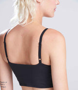 AWDis Ladies Cool Recycled Tech Sports Bra | Jet Black thumbnail 4