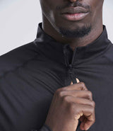 AWDis Cool Lightweight Active 1/4 Zip Top | Jet Black thumbnail 4