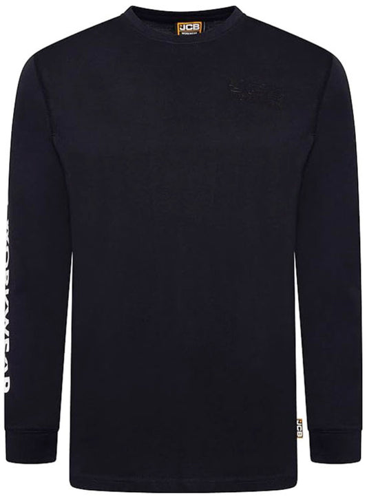JCB Workwear Banner Long Sleeve T-Shirt