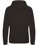 AWDis Kids Varsity Hoodie | Jet Black/Orange Crush thumbnail 2
