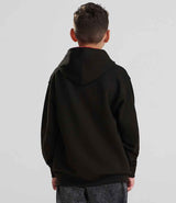 AWDis Kids Varsity Hoodie | Jet Black/Fire Red thumbnail 2