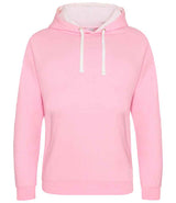 AWDis Varsity Hoodie | Baby Pink/Arctic White thumbnail 6