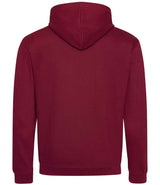 AWDis Varsity Hoodie | Burgundy/Charcoal thumbnail 2