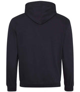 AWDis Varsity Hoodie | Jet Black/Hot Pink thumbnail 2