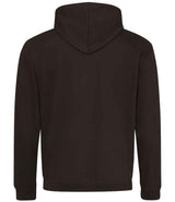 AWDis Varsity Hoodie | Jet Black/Orange Crush thumbnail 2