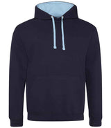 AWDis Varsity Hoodie | New French Navy/Sky Blue thumbnail 1