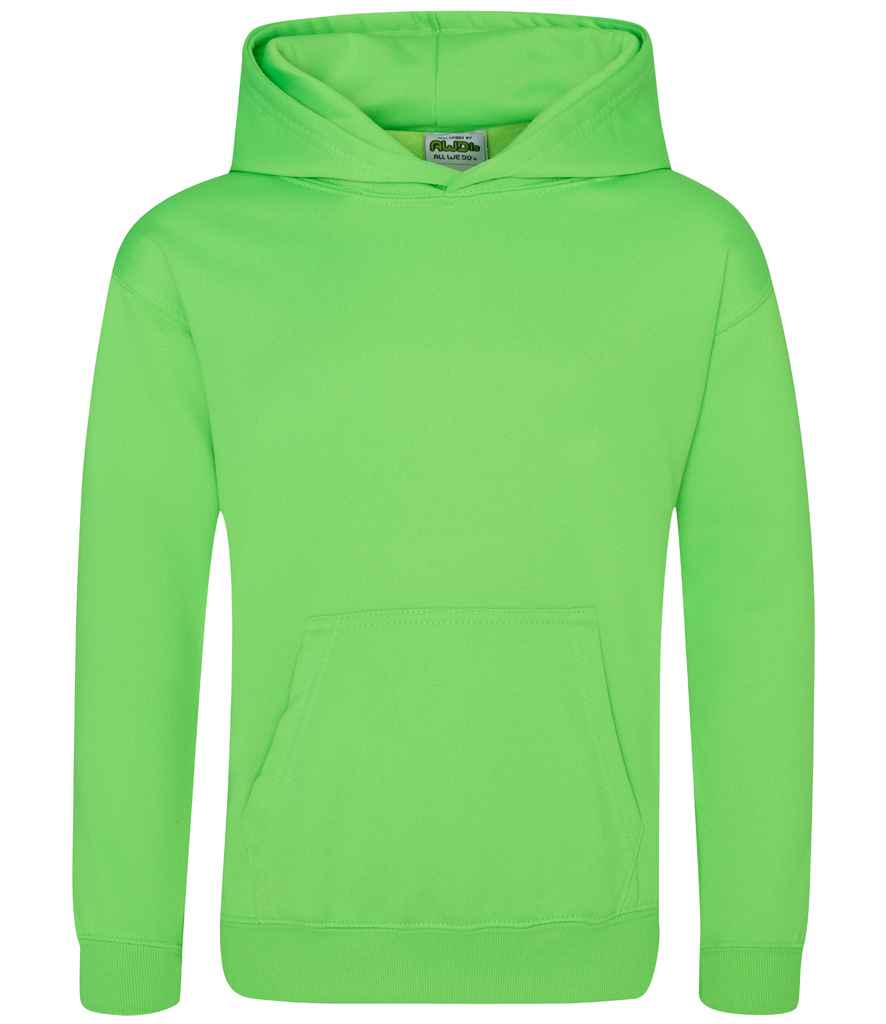 AWDis Kids Electric Hoodie | Electric Green