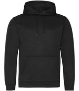 AWDis Sports Polyester Hoodie | Jet Black thumbnail 1