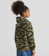 AWDis Kids Camo Hoodie | Green Camo thumbnail 2