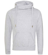 AWDis Cross Neck Hoodie | Heather Grey thumbnail 1