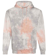AWDis Tie-Dye Hoodie | Grey Pink Marble thumbnail 1