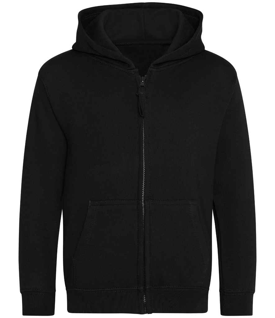 AWDis Kids Zoodie | Deep Black