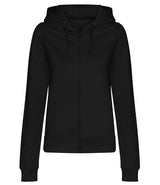 AWDis Ladies College Zoodie | Deep Black thumbnail 1