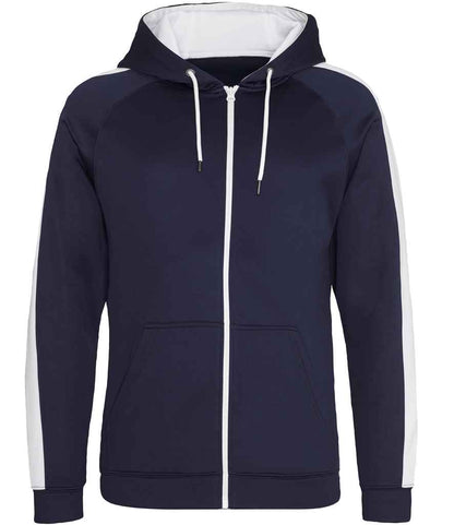 AWDis Contrast Sports Polyester Zoodie