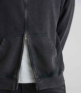 AWDis Vintage Washed Zoodie | Washed Black thumbnail 4