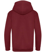 AWDis Kids Organic Hoodie | Burgundy thumbnail 2