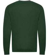 AWDis Unisex Organic Sweatshirt | Bottle Green thumbnail 2
