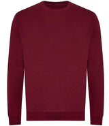 AWDis Unisex Organic Sweatshirt | Burgundy thumbnail 1