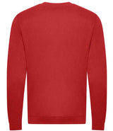 AWDis Unisex Organic Sweatshirt | Fire Red thumbnail 2