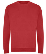 AWDis Unisex Organic Sweatshirt | Fire Red thumbnail 1