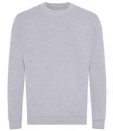 AWDis Unisex Organic Sweatshirt | Heather Grey thumbnail 1
