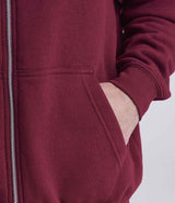 AWDis Organic Zoodie | Burgundy thumbnail 4