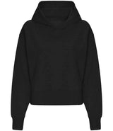 AWDis Ladies Relaxed Hoodie | Deep Black thumbnail 1