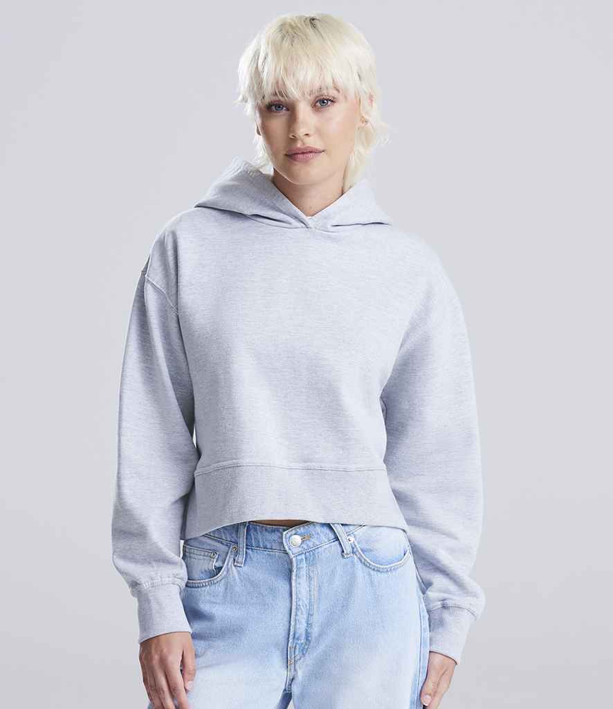 AWDis Ladies Relaxed Hoodie | Heather Grey