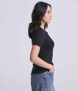 AWDis Ladies Tri-Blend T-Shirt | Solid Black thumbnail 3