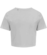 AWDis Ladies Tri-Blend Cropped T-Shirt | Solid White thumbnail 2