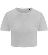 AWDis Ladies Tri-Blend Cropped T-Shirt | Solid White thumbnail 1