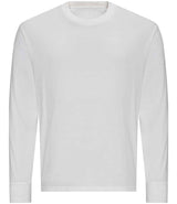 AWDis Unisex Oversize 100 Long Sleeve T-Shirt | White thumbnail 1