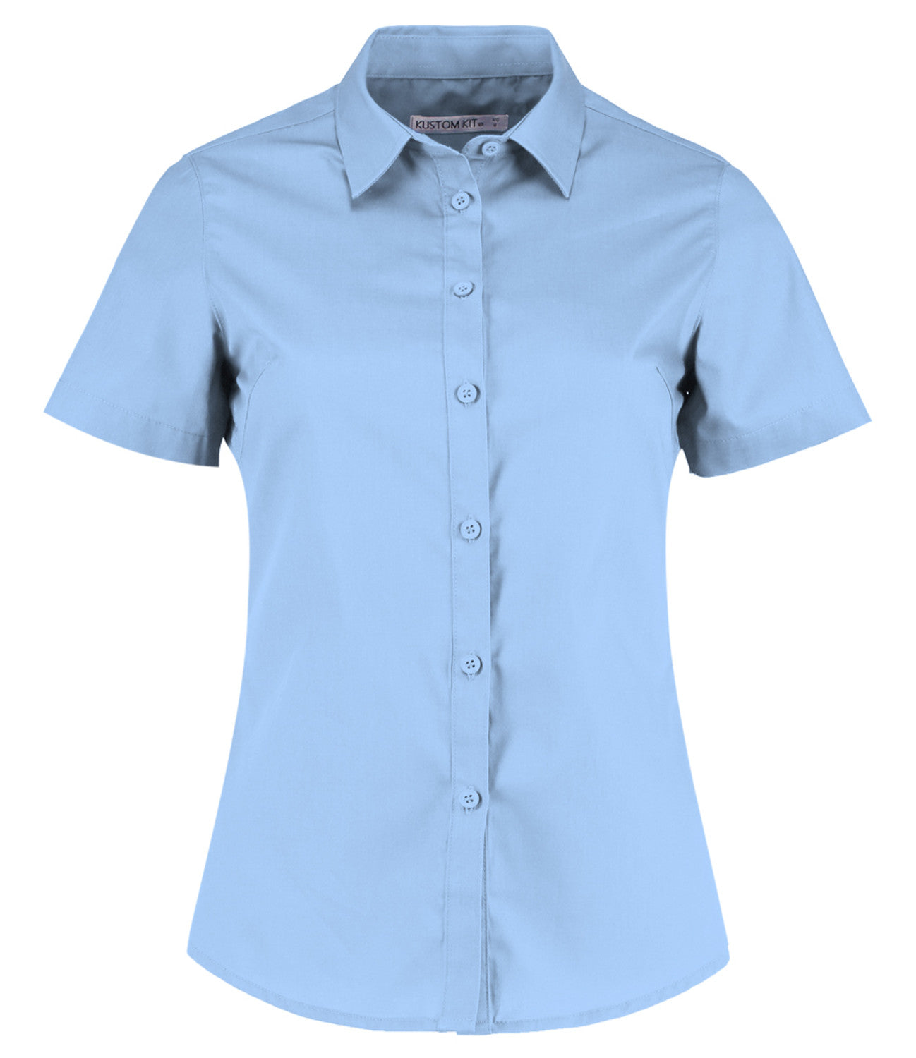 Women's Poplin Shirt Short Sleeve