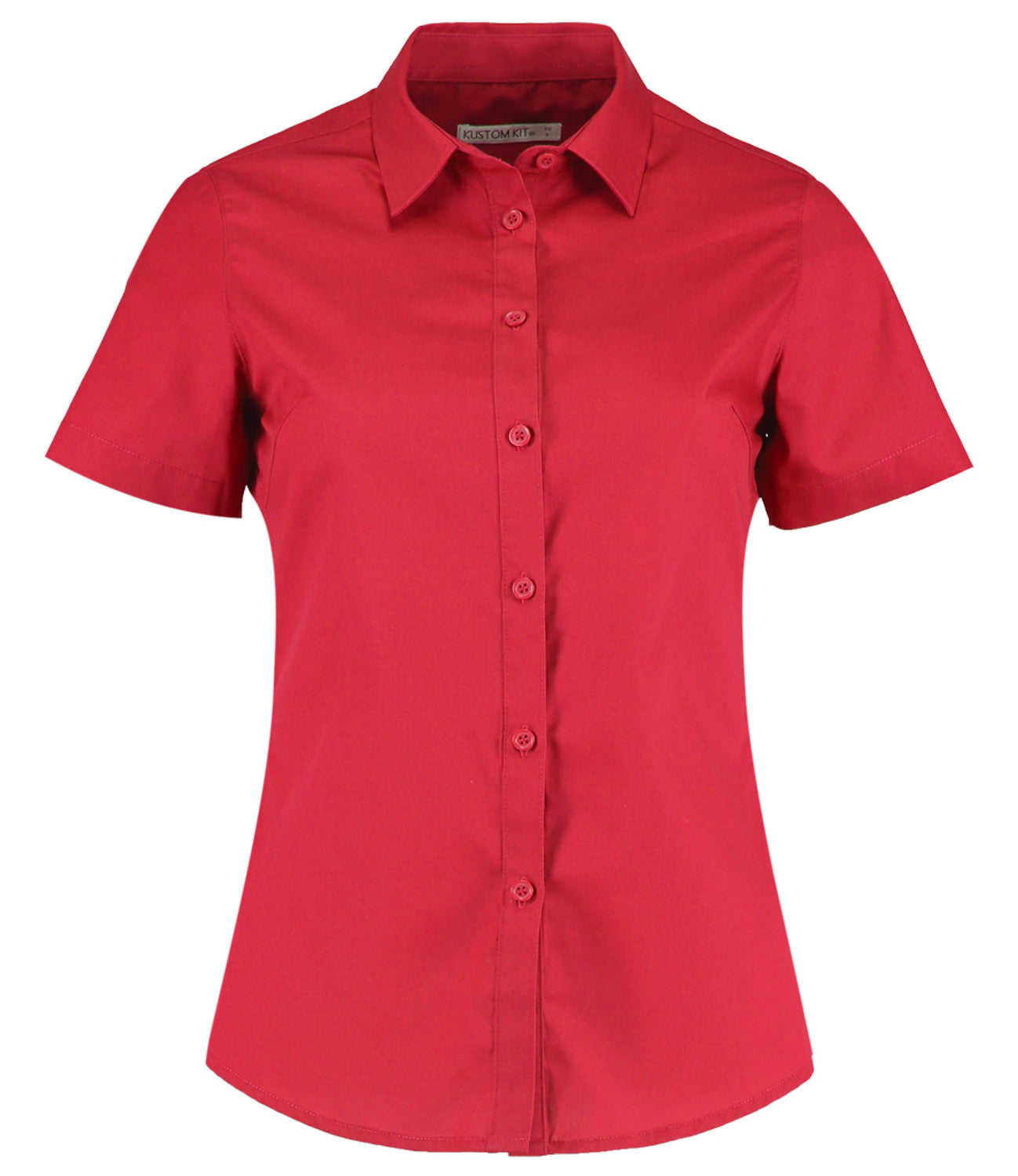 Women's Poplin Shirt Short Sleeve