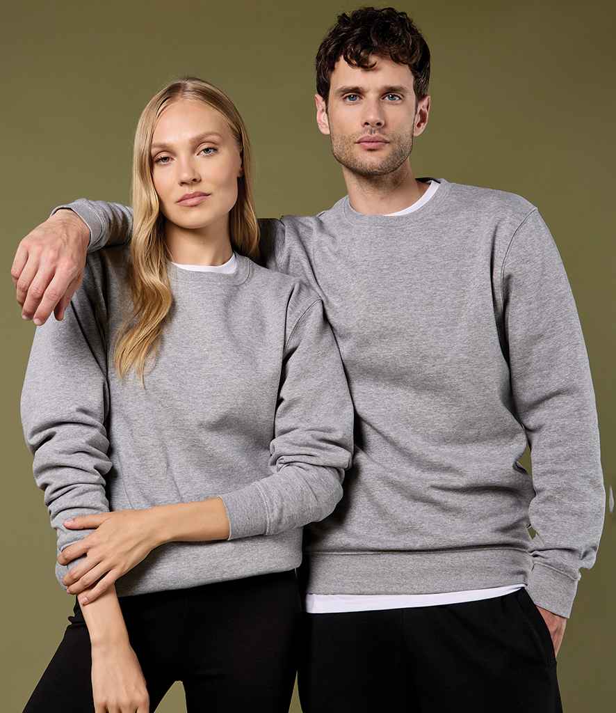 Kustom Kit Regular Fit Sweatshirt | Heather Grey