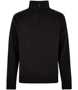 Kustom Kit 1/4 Zip Sweatshirt | Black thumbnail 1