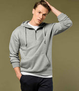 Kustom Kit 1/4 Zip Hoodie | Heather Grey thumbnail 1