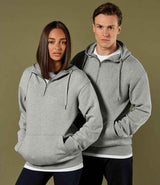 Kustom Kit 1/4 Zip Hoodie | Heather Grey thumbnail 2