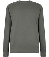 Kustom Kit Regular Fit Piqué Sweatshirt | Dark Grey thumbnail 3