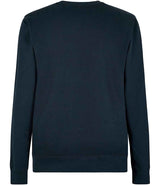 Kustom Kit Regular Fit Piqué Sweatshirt | Navy thumbnail 2
