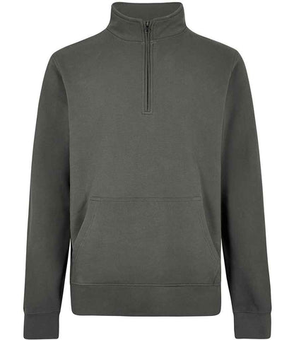 Kustom Kit Regular Fit 1/4 Zip Piqué Sweatshirt